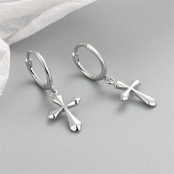 Luxury AAA Cubic Zirconia Crystals Cross Pendant - Gold Colour Stainless Steel Chain Necklace Christian Jewellery - The Jewellery Supermarket
